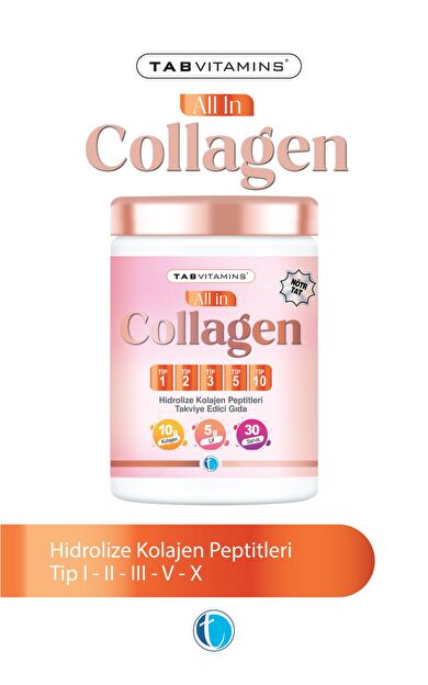 Tabvitamins All in Collagen 1-2-3-5-10 Tip 503 gr