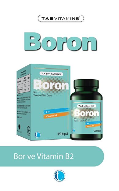 Tabvitamins Boron Bor 120 Kapsül