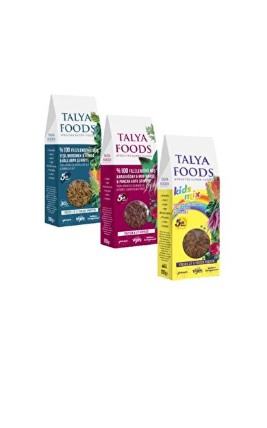 TALYA FOODS Glutensiz &amp; Vegan Sebzeli Şehriye Seti