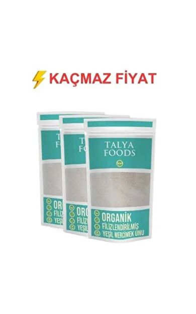 Talya Foods Filizlendirilmiş Yeşil Mercimek Unu Avantaj Set 3x500g