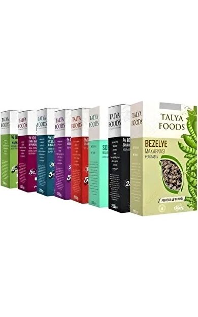 Talya Foods Filizlendirilmiş Makarna Set All In One 6x200g
