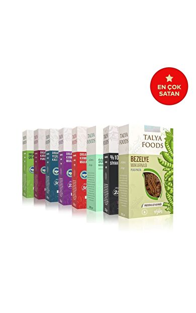 Talya Foods Filizlendirilmiş Makarna Set All In One 8x200g