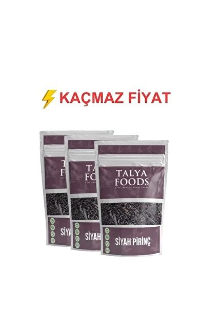 Talya Foods Glutensiz Siyah Pirinç Avantaj Seti 3x500g