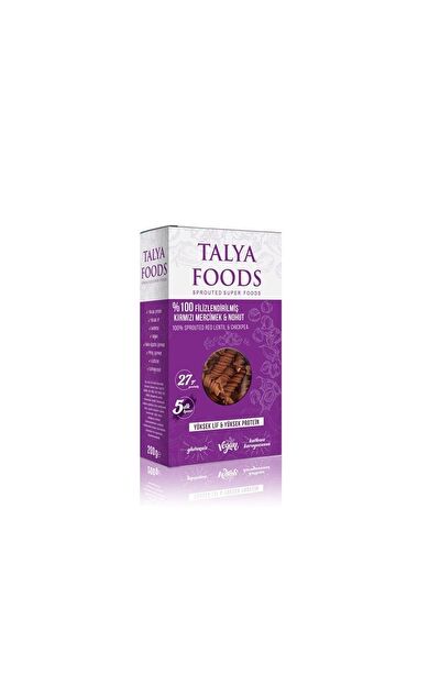 Talya Foods Filizlendirilmiş Kırmızı Mercimek & Nohut Makarna 200g