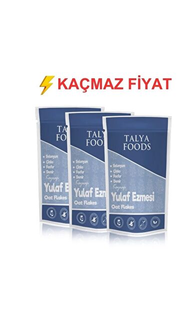 Talya Foods Glutensiz Yulaf Ezmesi 3x350g Avantaj Seti
