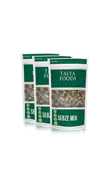 Talya Foods Glutensiz Sebze Mix Kurutulmuş Sebze 3x200g