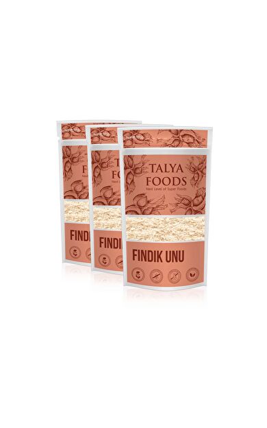 Talya Foods Glutensiz Zarsız Fındık Unu 3x250g Avantaj Seti