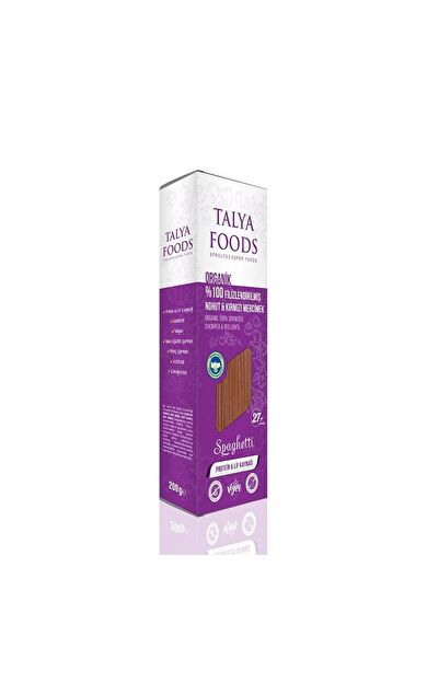 Talya Foods Filizlendirilmiş Kırmızı Mercimek & Nohut Spaghetti 200 g