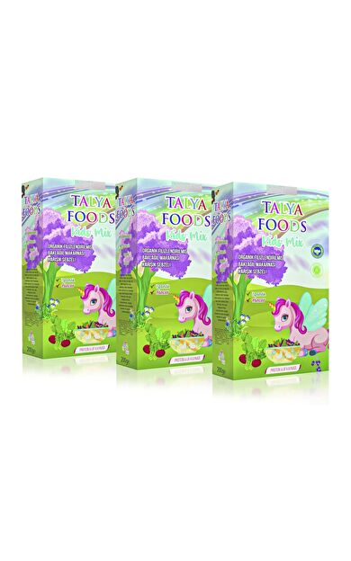 Talya Foods Glutensiz &amp; Vegan Unıcorn Kids serısı 3 x 200 gr