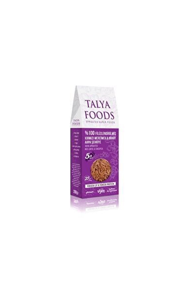 Talya foods Filizlendirilmiş Kırmızı Mercimek & Nohut Arpa Şehriye 200g