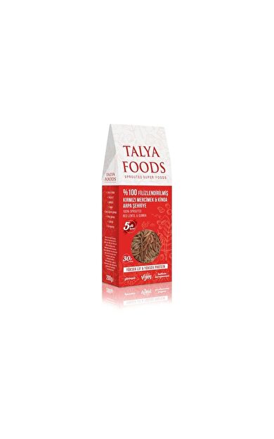 Talya foods Filizlendirilmiş Kırmızı Mercimek & Kinoa Arpa Şehriye 200g