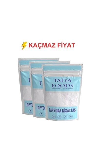 Talya Foods Glutensiz Tapyoka Nişastası 3x500g Avantaj Seti