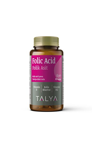 Talya Bitkisel FOLIC ACID | Folik Asit İçeren Takviye Edici Gıda