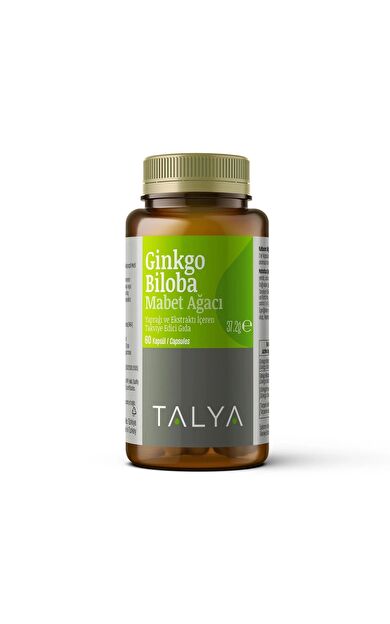 Talya Bitkisel GINKGO BILOBA Mabet Ağacı Yaprağı Ve Ekstraktı İçeren Takviye Edici Gıda