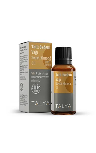 Talya Bitkisel Tatlı Badem Yağı 20 ml (Soğuk Sıkım)