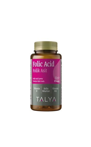 Talya Folik Asit 60 Kapsül