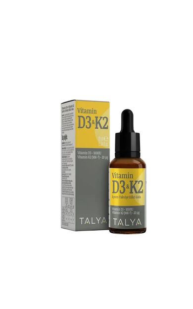 Talya Vitamin D3 K2 Damla 10 ml