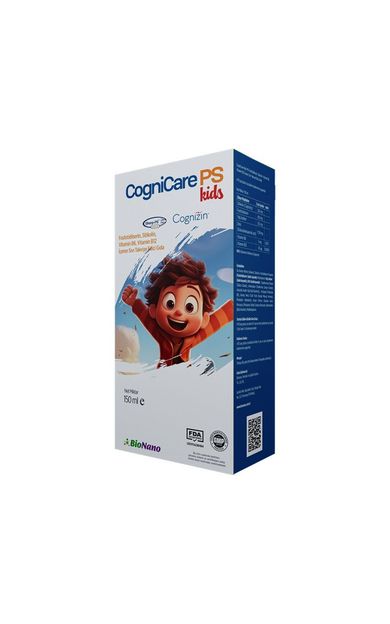 Cognicare PS KIDS Fosfotidilserin, Sitikolin , Vitamin B6 ve B12 Şurup 150ml