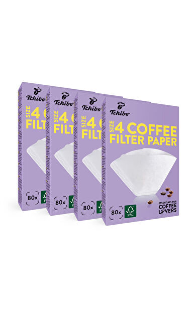 4 x 80 Adet Filtre Kahve Kağıdı