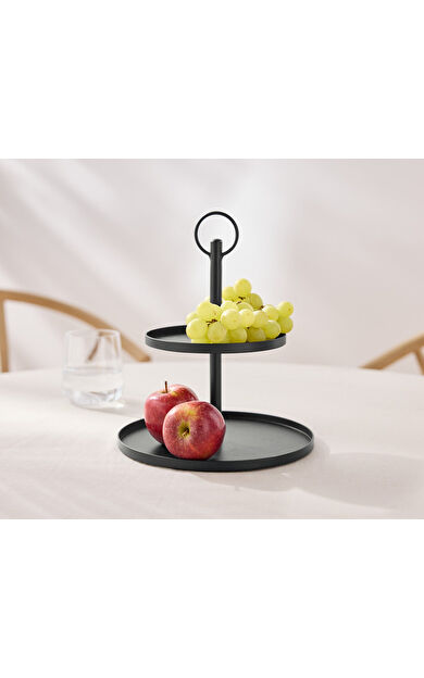Katlı Servis Tabağı, Metal