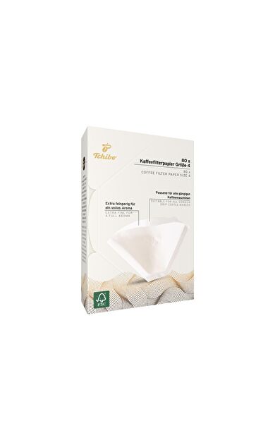 Tchibo Filtre Kahve Kağıdı 80'li, Boyut 4