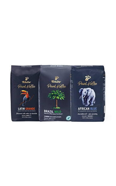 Tchibo Privat Kaffee Çekirdek Kahve Tanışma Paketi 3x500g
