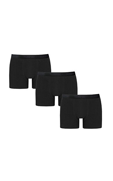 Techsport Boxer Short 3 Pack Erkek Boxer (3'lü) BX3002 Siyah