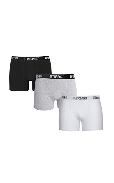 Techsport Boxer Short 3 Pack Erkek Boxer (3'lü) BX3102 Renkli