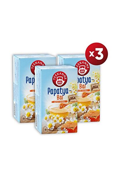 Teekanne Papatya ve Ballı Bitki Çayı 40G X 3 Paket