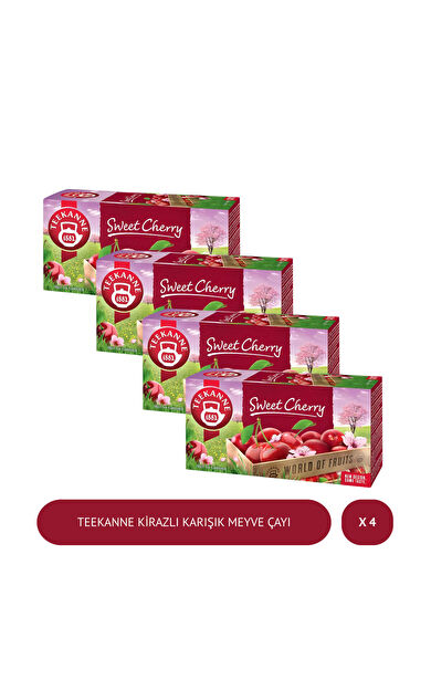 Teekanne Kirazlı Karışık Meyve Çayı Sweet Cherry 4 Paket