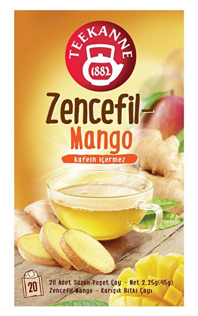 Teekanne Zencefil Mango - Karışık Bitki Çayı 20'Li
