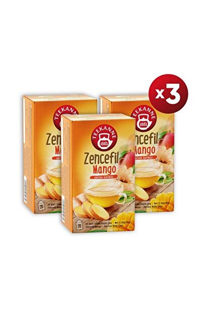 Teekanne Zencefil - Mango Karışık Bitki Çayı X 3 Paket