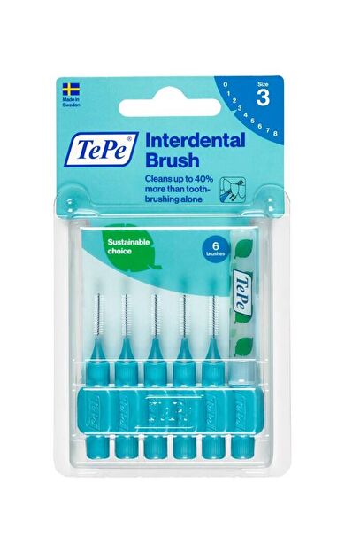 Blisterli Arayüz Fırçası 6 Lı Mavi