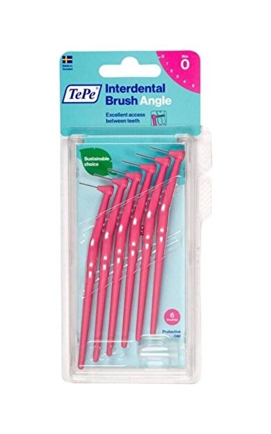 Angle Arayüz Fırçası Pembe 0,4 Mm 6 Adet