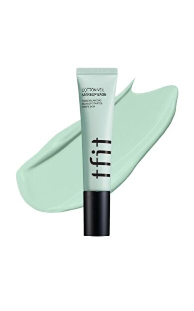 Tfıt Makyaj Bazı  Cotton Veil Makeup Base Pure Green Primer 30 ml Cilt Kusurları Örter