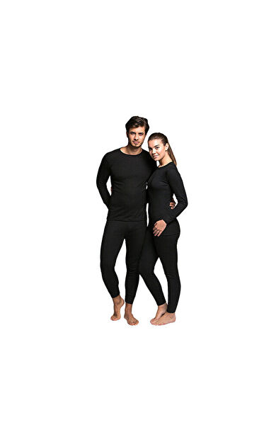 Thermoform Tf Active Yetişkin Termal Set Unisex Termal İçlik Takım HZT4008 Siyah