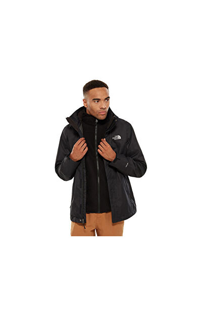The North Face Siyah Erkek Outdoor Montu T0Cg55Jk3 M Evolve II Triclimate Jacket