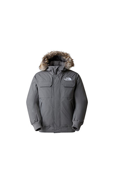 The North Face M Mcmurdo Bomber Erkek Outdoor Montu (600 Dolgu Kaz Tüyü) NF0A5GD90UZ1 Gri