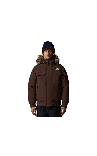 The North Face M Mcmurdo Bomber Erkek Günlük Mont (600 Dolgu Kaz Tüyü) NF0A5GD91OI1 Kahverengi