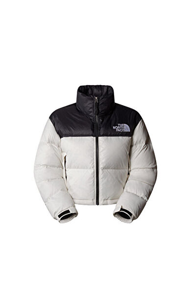 The North Face W Nuptse Short Kadın Outdoor Montu (700 Dolgu Kaz Tüyü) NF0A5GGEROU1 Bej