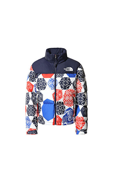 The North Face W Printed 1996 Retro Nuptse Jacket Kadın Outdoor Montu NF0A5IXK3H11 Çok Renkli