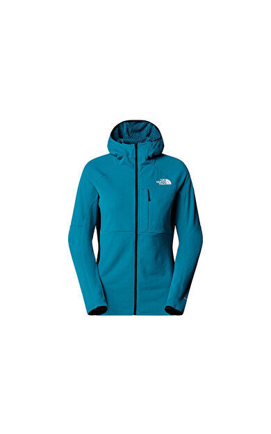 The North Face W Summit Futurefleece Fz Hoodie Kadın Outdoor Ceketi NF0A5J8T6GO1 Mavi