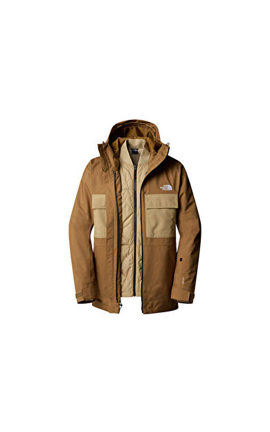 The North Face M Fourbarrel Triclimate Jacket Erkek Outdoor Kayak Montu NF0A7WYFWK21 Kahverengi