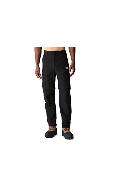 The North Face M Exploration Conv Reg Tapered Pant Erkek Outdoor Pantolonu NF0A7Z95JK31 Siyah