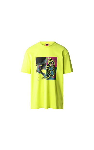 The North Face M Graphic T-Shirt Erkek Günlük Tişört NF0A823Y8NT1 Yeşil