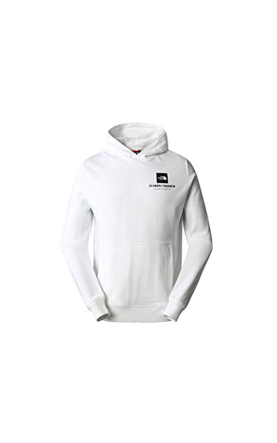 The North Face M Coordinates Hoodie Erkek Outdoor Sweatshirts NF0A826UFN41 Beyaz