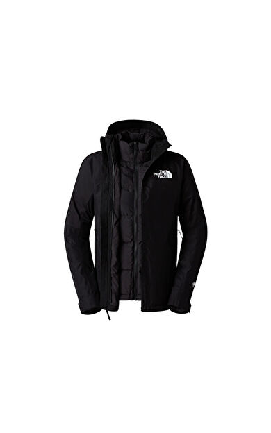 The North Face W Mountain Light Triclimate Gtx Jacket Kadın Outdoor Montu (550 Dolgu Kaz Tüyü) NF0A84EYGOE1 Siyah