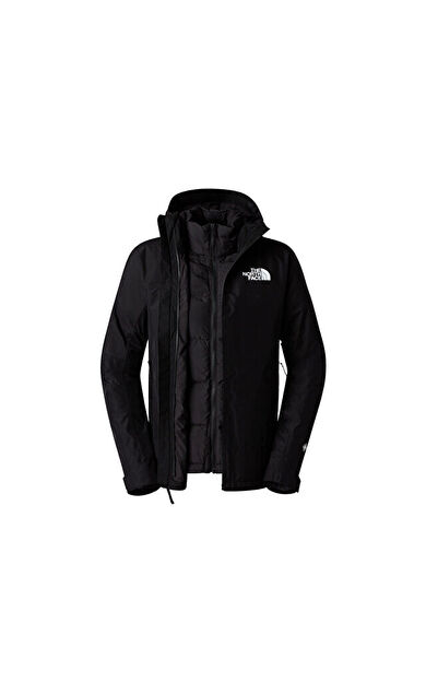 The North Face W Mountain Light Triclimate Gtx Jacket Kadın Outdoor Montu (550 Dolgu Kaz Tüyü) NF0A84EYGOE1 Siyah