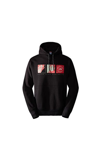 The North Face M Outdoor Graphic Hoodie Erkek Outdoor Sweatshirts NF0A8522JK31 Siyah