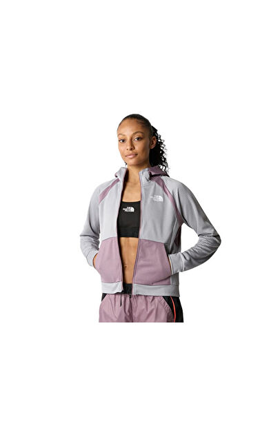 The North Face W Ma Full Zip Fleece Kadın Outdoor Ceketi NF0A856COUL1 Gri